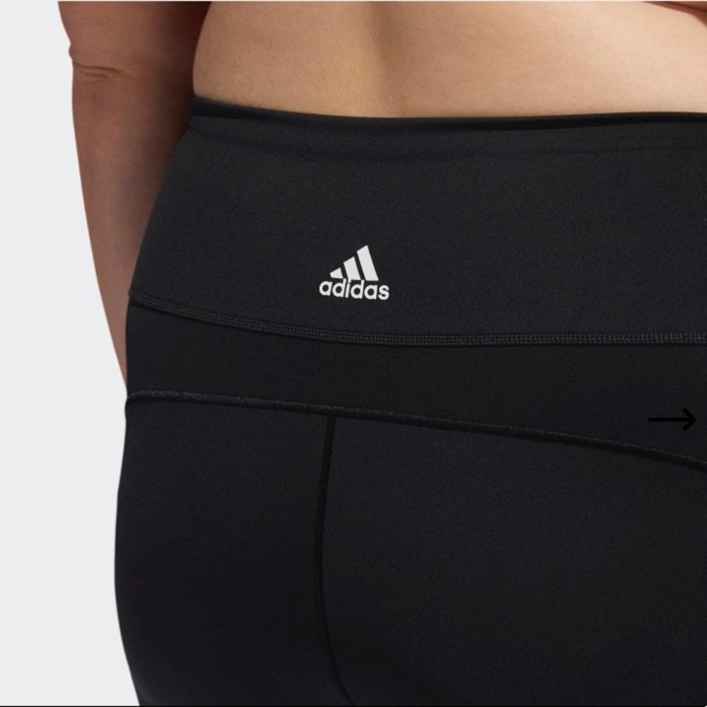 🆕ADIDAS 3-STRIPES 7/8 Tights 🌟 Plus Sizes 🌟 - Picture 7 of 16